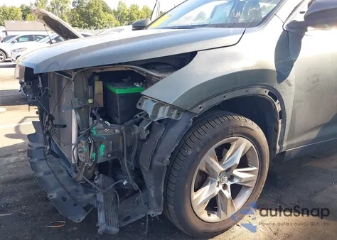 2014 Toyota Highlander Limited V6 z USA, uszkodzony, nr VIN 5TDDKRFH8ES058021